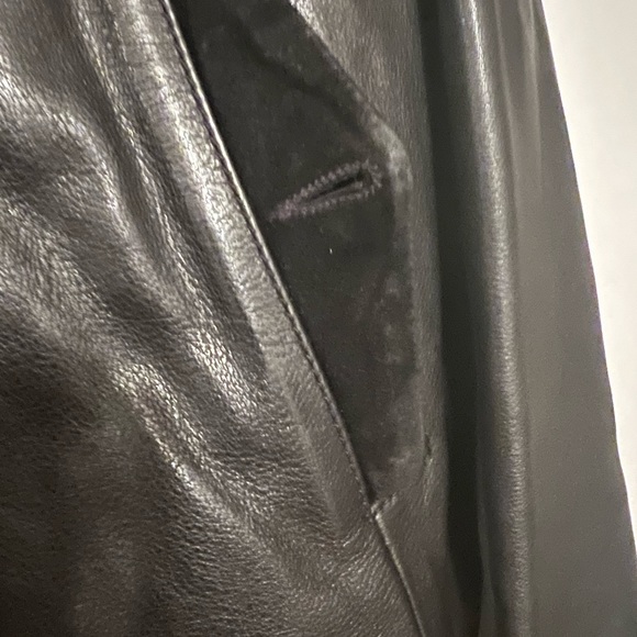 DSQUARED2 Leather Jacket with Removable Fur Colar - Picture 7 of 14